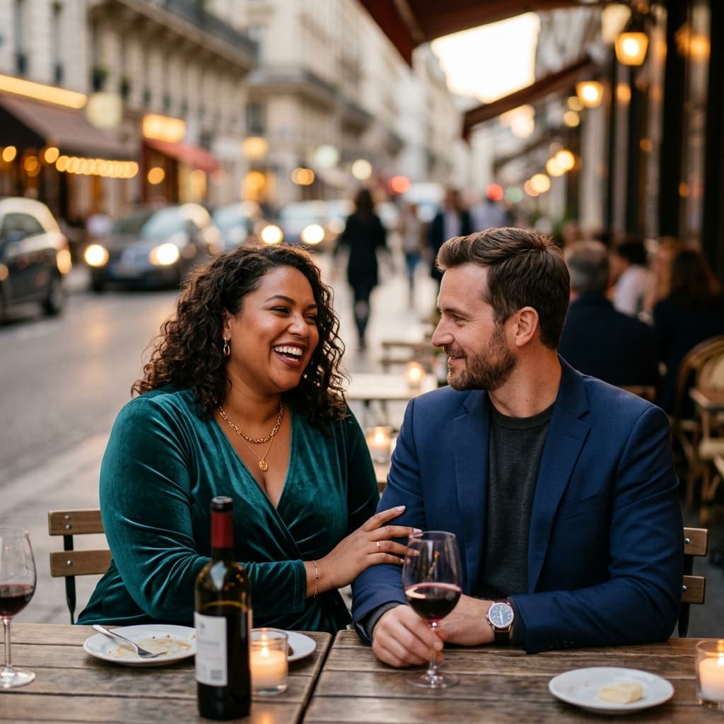 Couple heureux - Rencontre Jolie Ronde